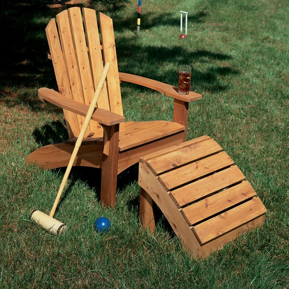 Woodsmith Adirondack Chair & Ottoman Plan 1 Woodsmith Adirondack Chair & Ottoman Plan