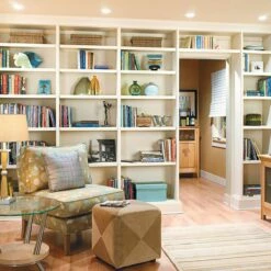 Woodsmith Built-In Bookcases Standard Plan & Premium Shop Drawings