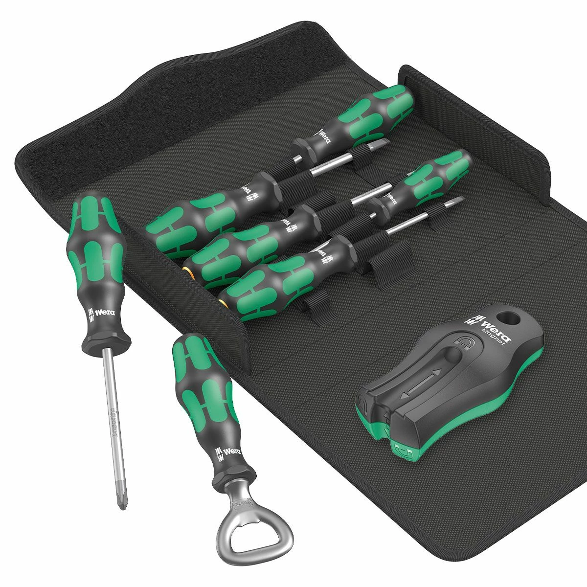 Wera Kraftform 300/7 Screwdriver Set + 9500 Magnetiser SB 1 Wera Kraftform 300/7 Screwdriver Set + 9500 Magnetiser SB