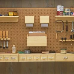 Woodsmith Pegboard Storage System Plan