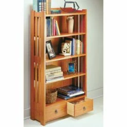 Woodsmith Two-Drawer Bookcase Plan
