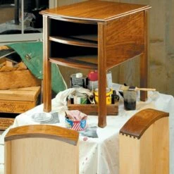 Woodsmith Bow-Front End Table Plan -tool Sales Store ws12106 03