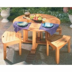 Woodsmith Patio Tables & Benches Plan