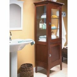 Woodsmith Glass-Panel Display Cabinet Plan