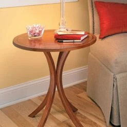 Woodsmith Curved-Leg End Table Plan