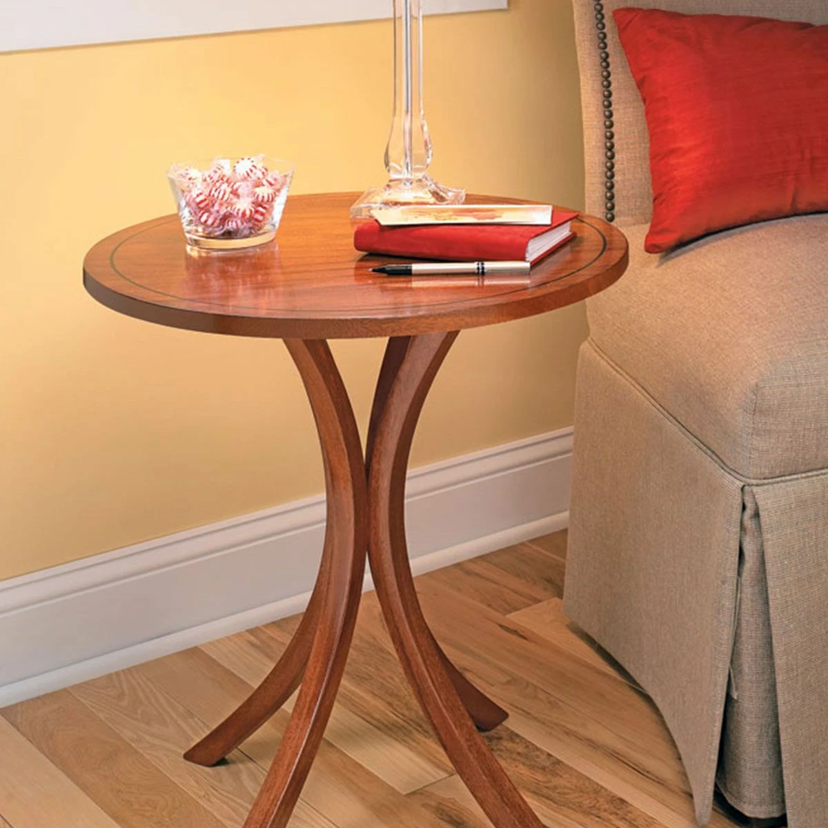 Woodsmith Curved-Leg End Table Plan 1 Woodsmith Curved-Leg End Table Plan