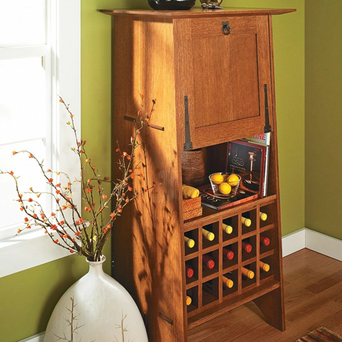 Woodsmith Classic Oak Wine Server Standard Plan & Premium Shop Drawings 4 Woodsmith Classic Oak Wine Server Standard Plan & Premium Shop Drawings - Image 4