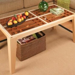 Woodsmith Glass-Panel Coffee Table Plan