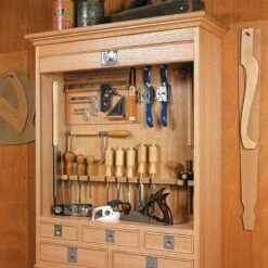 Woodsmith Tambour Tool Cabinet Plan