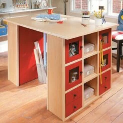 Woodsmith Modular Craft Table Plan