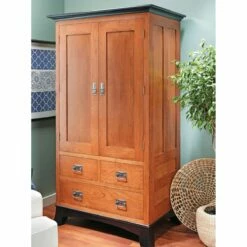 Woodsmith Cherry Armoire Standard Plan & Premium Shop Drawings
