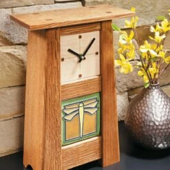 Woodsmith Craftsman-Style Clock Standard Plan & Premium Shop Drawings