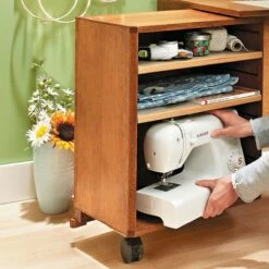 Woodsmith All-In-One Craft Cabinet Standard Plan & Premium Shop Drawings -tool Sales Store ws20520 03