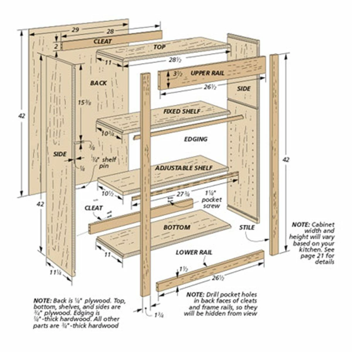 Woodsmith Custom Kitchen Cabinets Standard Plan & Premium Shop Drawings 2 Woodsmith Custom Kitchen Cabinets Standard Plan & Premium Shop Drawings - Image 2