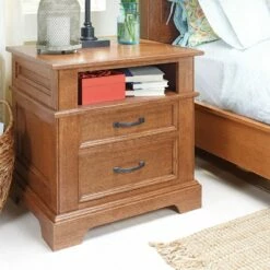 Woodsmith Bedroom Suite Oak Nightstand Plan
