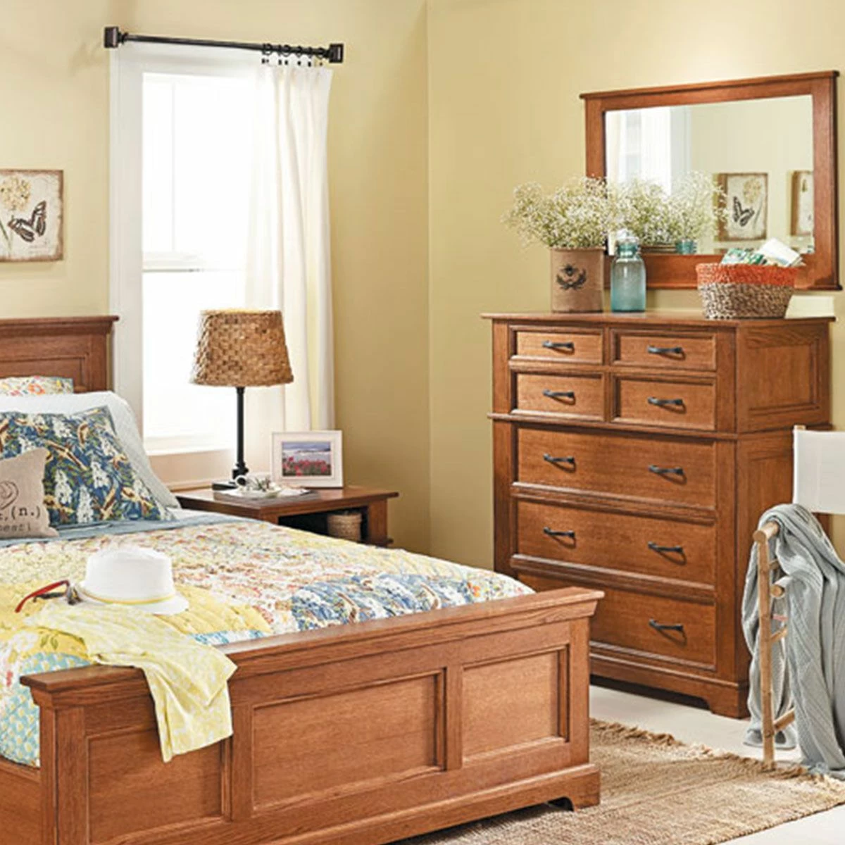 Woodsmith Bedroom Suite Oak Bedroom Mirror Plan 3 Woodsmith Bedroom Suite Oak Bedroom Mirror Plan - Image 3