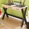 Woodsmith Stylish Sawbuck Desk Standard Plan & Premium Shop Drawings