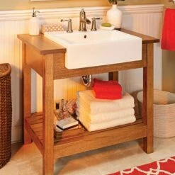 Woodsmith Craftsman-Style Sink Stand Plan