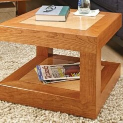 Woodsmith 4-Square Coffee Table Standard Plan & Premium Shop Drawings -tool Sales Store ws21520 03