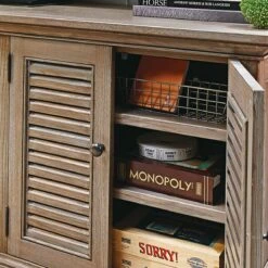 Woodsmith Louvered-Door TV Console Plan -tool Sales Store ws22040 02