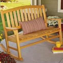 Woodsmith Double Porch Rocker Standard Plan & Premium Shop Drawings
