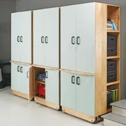 Woodsmith Rolling Storage Lockers Plan
