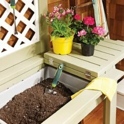 Woodsmith Garden Potting Bench Standard Plan & Premium Shop Drawings -tool Sales Store ws22534 03