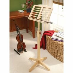 Woodsmith Custom Music Stand Standard Plan & Premium Shop Drawings