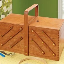 Woodsmith Box-Joined Craft Center Standard Plan & Premium Shop Drawings -tool Sales Store ws22734 02
