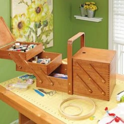 Woodsmith Box-Joined Craft Center Standard Plan & Premium Shop Drawings