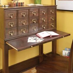 Woodsmith Card Catalog Cabinet Standard Plan & Premium Shop Drawings -tool Sales Store ws22942 03