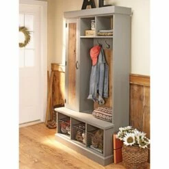 Woodsmith Welcoming Hall Bench Standard Plan & Premium Shop Drawings