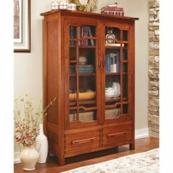 Woodsmith Greene & Greene-Style Bookcase Standard Plan & Premium Shop Drawings