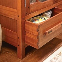 Woodsmith Greene & Greene-Style Bookcase Standard Plan & Premium Shop Drawings -tool Sales Store ws23442 02