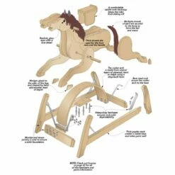Woodsmith Ultimate Rocking Horse Standard Plan & Premium Shop Drawings -tool Sales Store ws23940 02