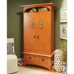 Woodsmith Classic Armoire Standard Plan & Premium Shop Drawings